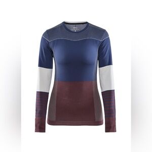 Craft Fuseknit Comfort Long Sleeve Colorblock Top